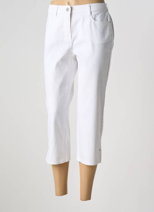 Pantacourt blanc LEBEK pour femme