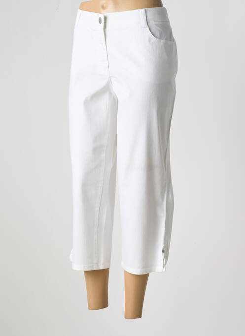 Pantacourt blanc LEBEK pour femme