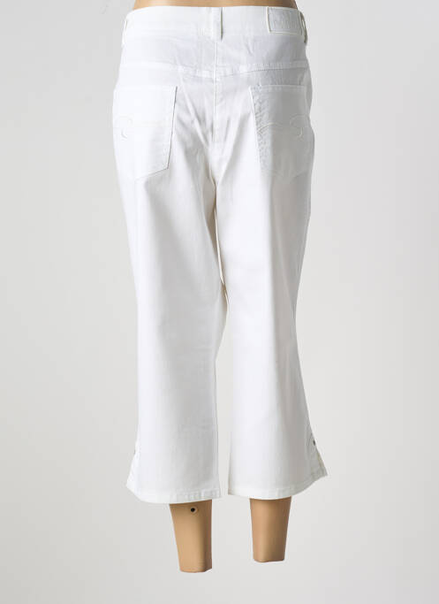 Pantacourt blanc LEBEK pour femme