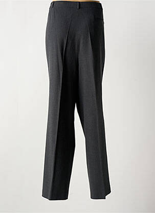 Pantalon droit fermeture zippée sous rabat boutonné gris GARDEUR femme