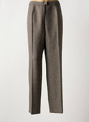 Pantalon droit taille élastique gris KARTING femme