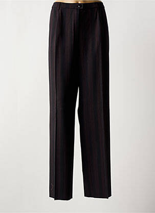 Pantalon droit taille élastique noir KARTING femme