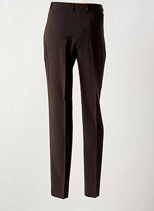 Pantalon slim poches marron SAINT HILAIRE femme