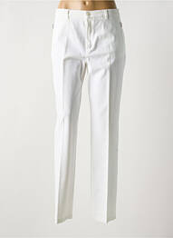 Pantalon slim poches blanc SAINT HILAIRE femme