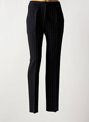 Pantalon slim taille élastique noir KARTING femme
