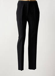 Pantalon slim taille élastique noir KARTING femme