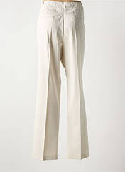 Pantalon droit beige FRANK WALDER pour femme seconde vue
