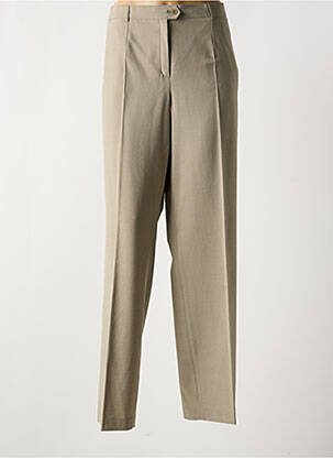 Pantalon droit beige LUCIA pour femme