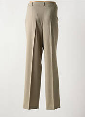 Pantalon droit beige LUCIA pour femme seconde vue