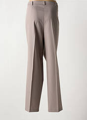Pantalon droit beige LUCIA pour femme seconde vue