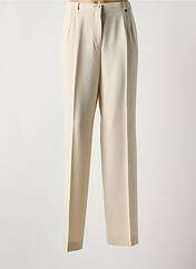 Pantalon droit beige SAINT HILAIRE pour femme seconde vue