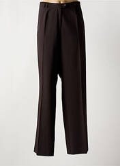 Pantalon droit marron FRANK WALDER pour femme seconde vue
