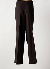 Pantalon droit marron FRANK WALDER pour femme seconde vue
