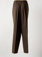 Pantalon droit marron LUCIA pour femme seconde vue
