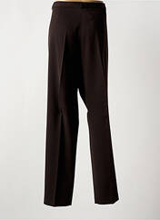 Pantalon droit marron SAINT HILAIRE pour femme seconde vue