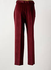 Pantalon droit rouge SAINT HILAIRE pour femme seconde vue