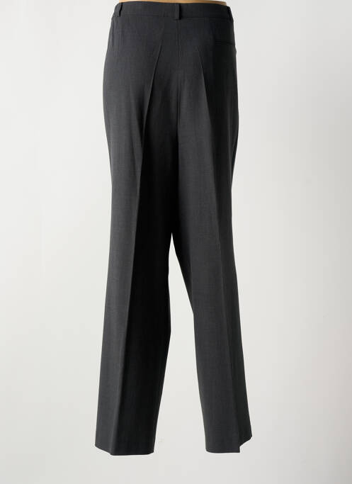 Pantalon droit fermeture zippée sous rabat boutonné gris GARDEUR femme