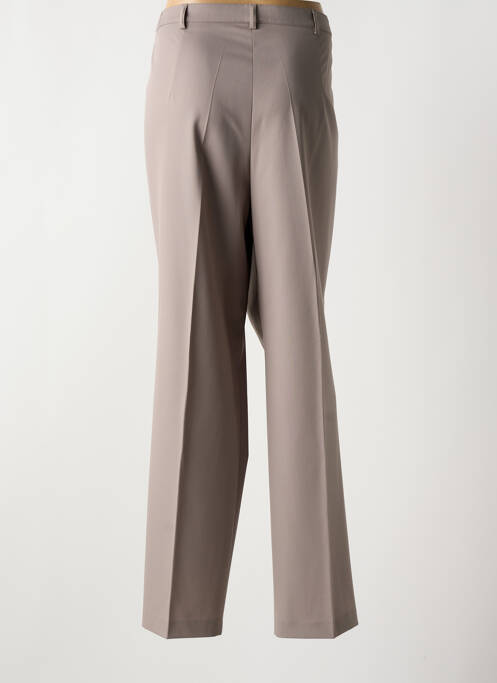 Pantalon droit beige LUCIA pour femme