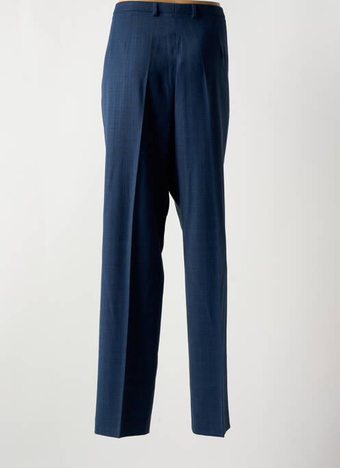 Pantalon droit bleu SAINT HILAIRE pour femme