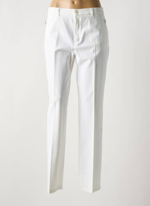 Pantalon slim blanc SAINT HILAIRE pour femme