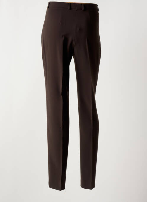 Pantalon slim marron SAINT HILAIRE femme