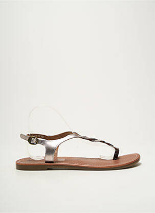 Tongs argent KICKERS pour femme