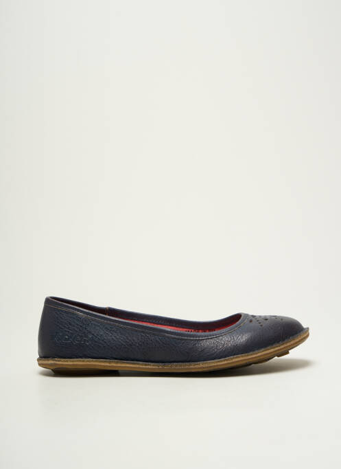 Ballerines bleu KICKERS pour femme