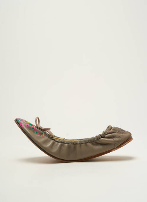 Ballerines gris KICKERS pour femme