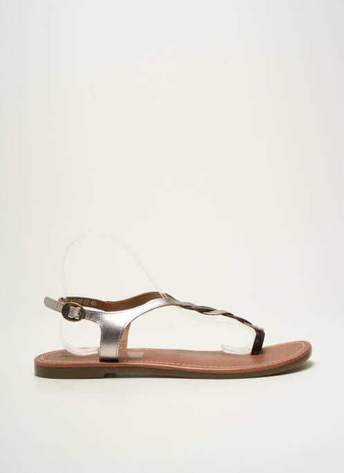 Tongs argent KICKERS pour femme