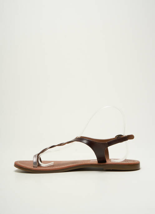 Tongs argent KICKERS pour femme