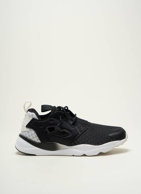 Baskets fermeture elastique talon plat jusqu'à 3cm noir REEBOK femme