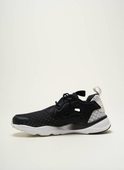 Baskets fermeture elastique talon plat jusqu'à 3cm noir REEBOK femme