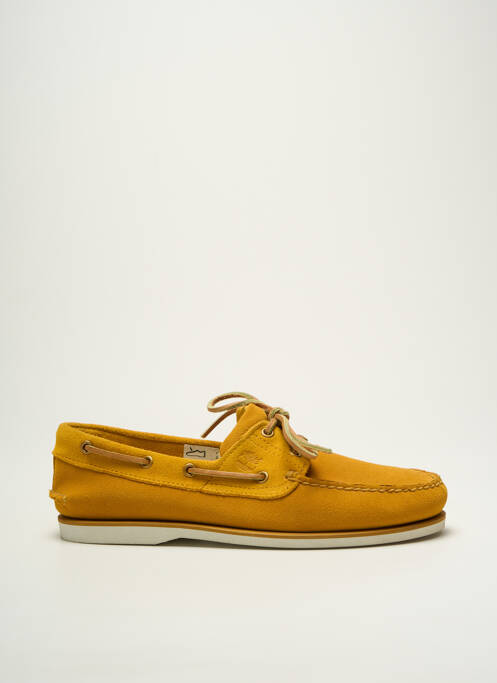 Chaussures bâteau jaune TIMBERLAND pour homme
