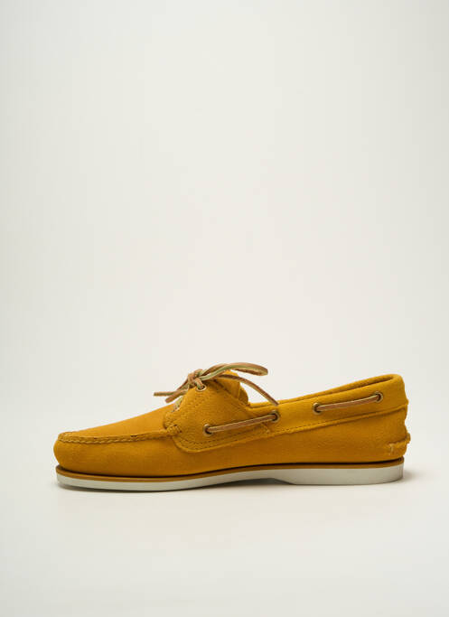 Chaussures bâteau jaune TIMBERLAND homme