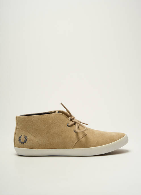Baskets beige FRED PERRY pour homme