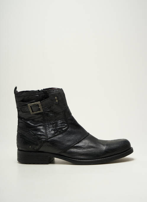 Bottines/Boots noir MOSHION pour homme