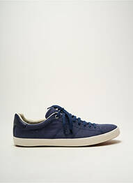 Baskets bout rond bout rond bleu FRED PERRY homme
