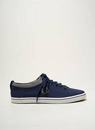 Baskets bout rond bout rond bleu FRED PERRY homme
