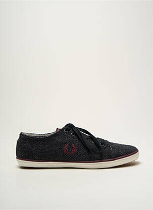 Baskets bout rond bout rond gris FRED PERRY homme