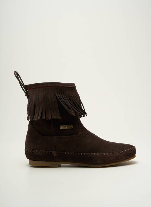 Bottines/Boots marron LE TEMPS DES CERISES pour femme