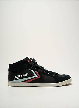 Baskets bout rond bout rond noir FEIYUE homme