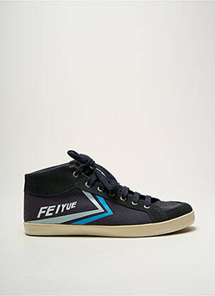Baskets bout rond bout rond bleu FEIYUE homme