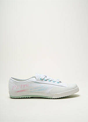 Baskets bout rond bout rond blanc FEIYUE unisexe