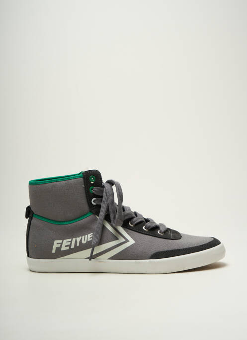 Baskets bout rond bout rond gris FEIYUE homme