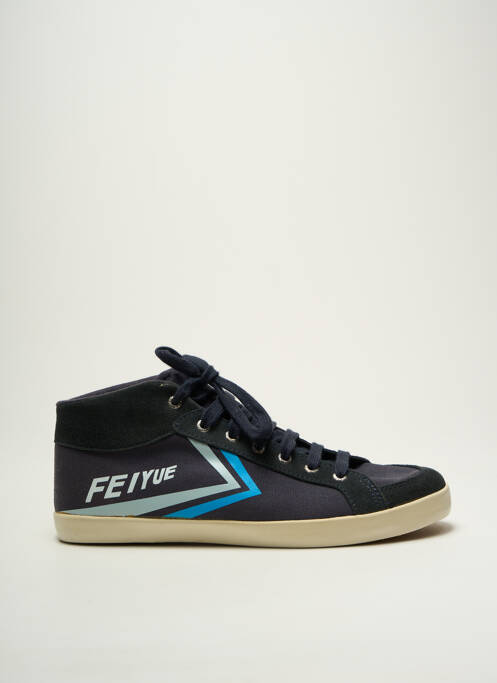 Baskets bout rond bout rond bleu FEIYUE homme