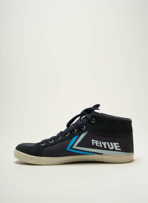 Baskets bout rond bout rond bleu FEIYUE homme