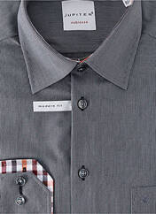 Chemise manches longues gris JUPITER pour homme seconde vue