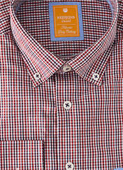Chemise manches longues rouge REDMOND pour homme seconde vue