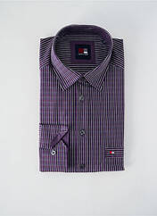 Chemise manches longues violet JUPITER pour homme seconde vue