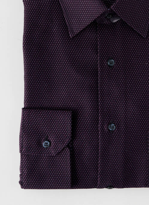 Chemise manches longues violet HORIZON pour homme